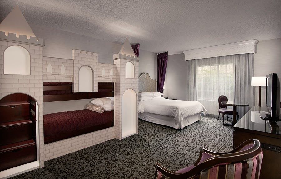 castle room in Anaheim Majestic Garden Hotel 
